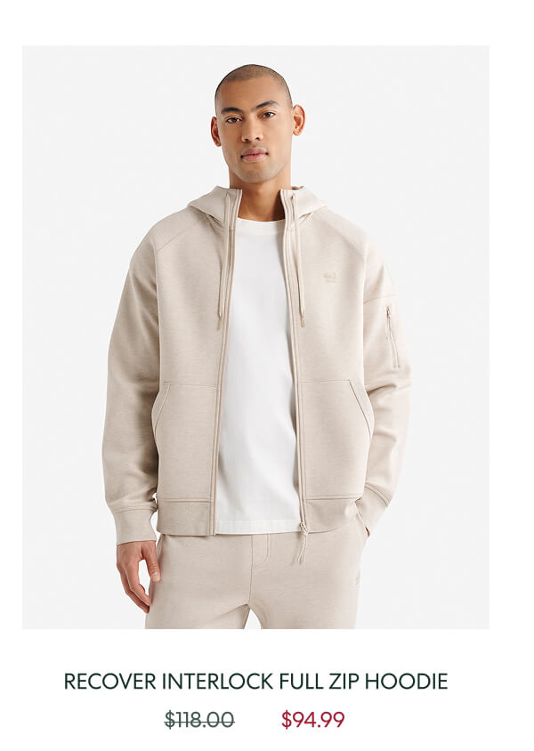 Recover Interlock Full Zip Hoodie