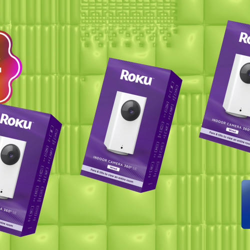 Sleep Peacefully and Save With This Roku 360° Indoor Camera Deal Under $20