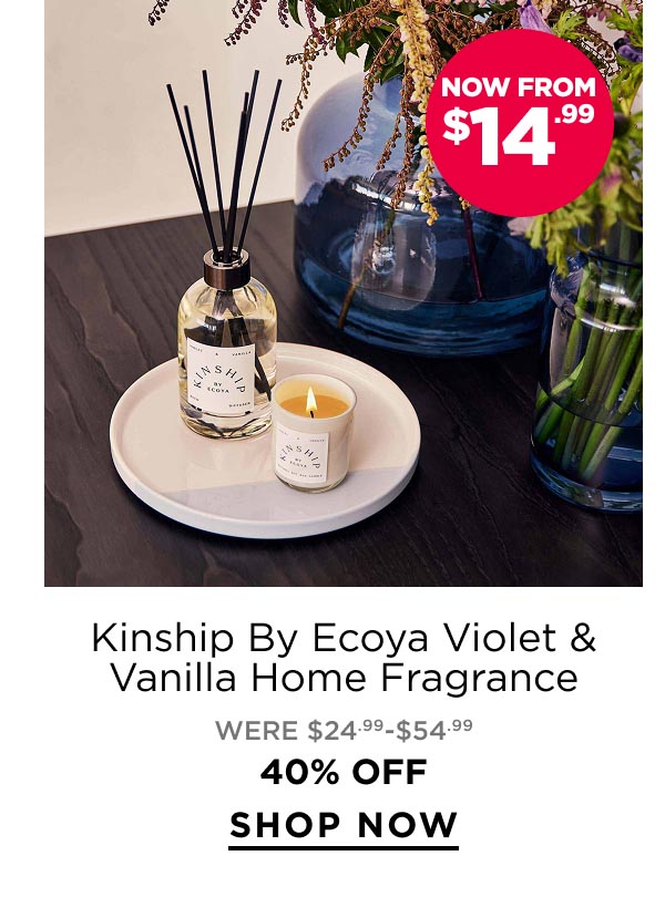 Kinship by Ecoya Violet and Vanilla Home Fragrance 