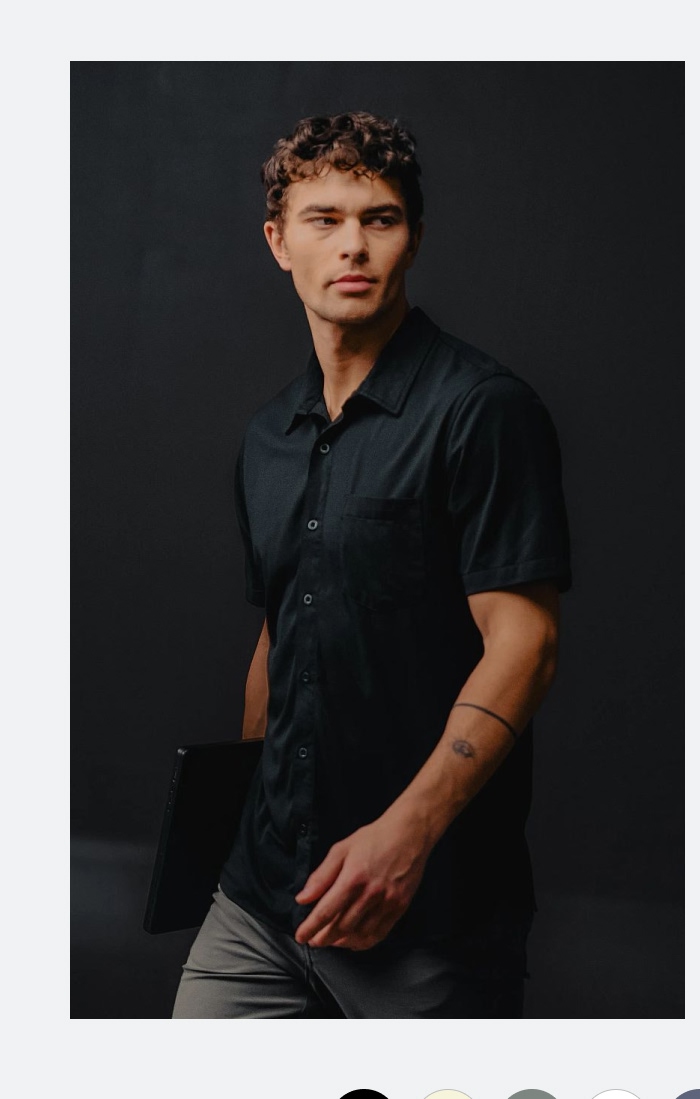 AO Button Up - Black