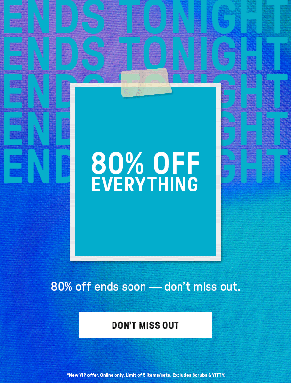 Offer Ends Tonight