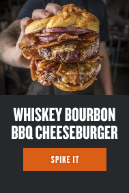 Whiskey Bourbon BBQ Cheeseburger