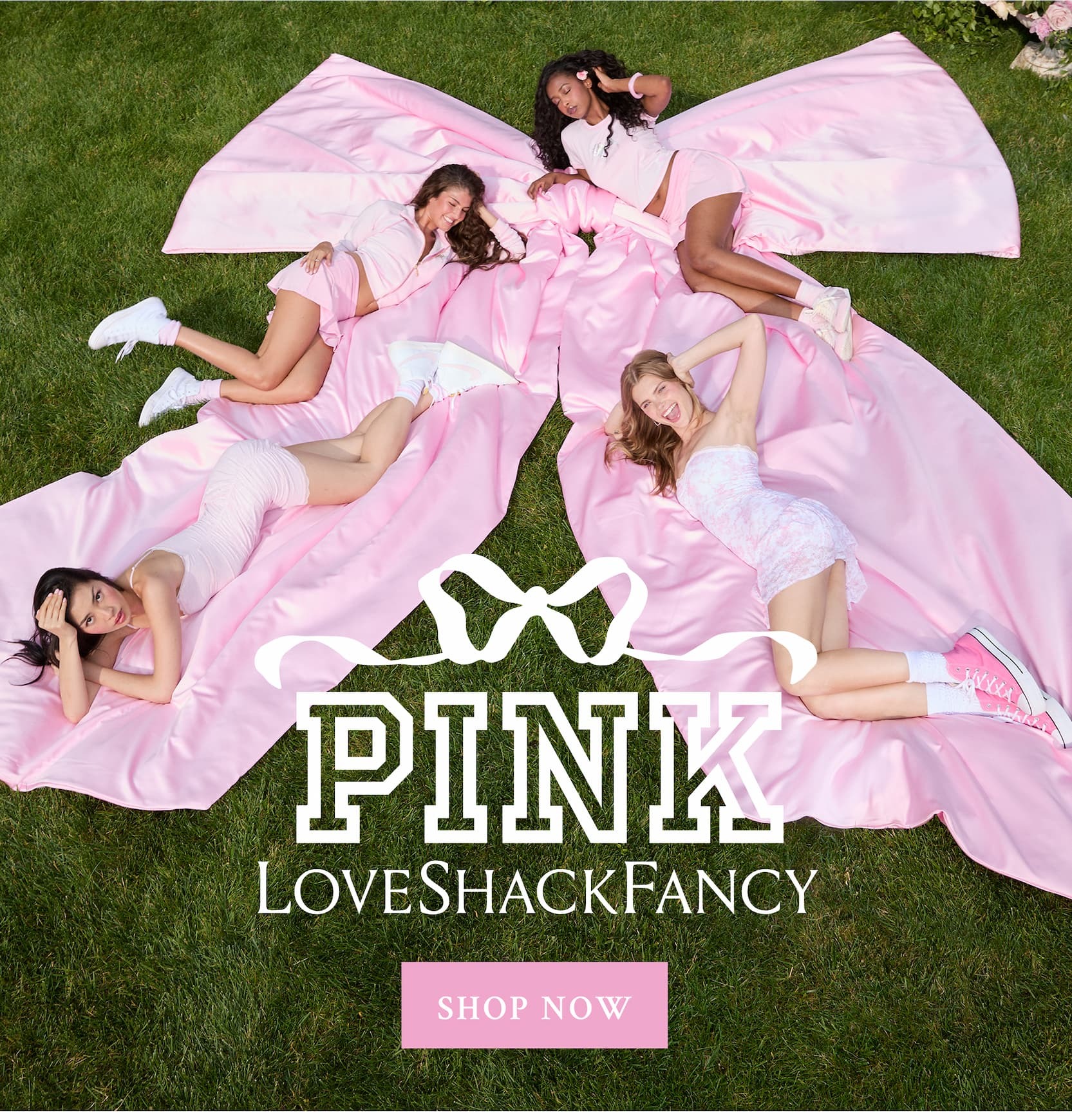 PINK x LoveShackFancy  <SHOP NOW>