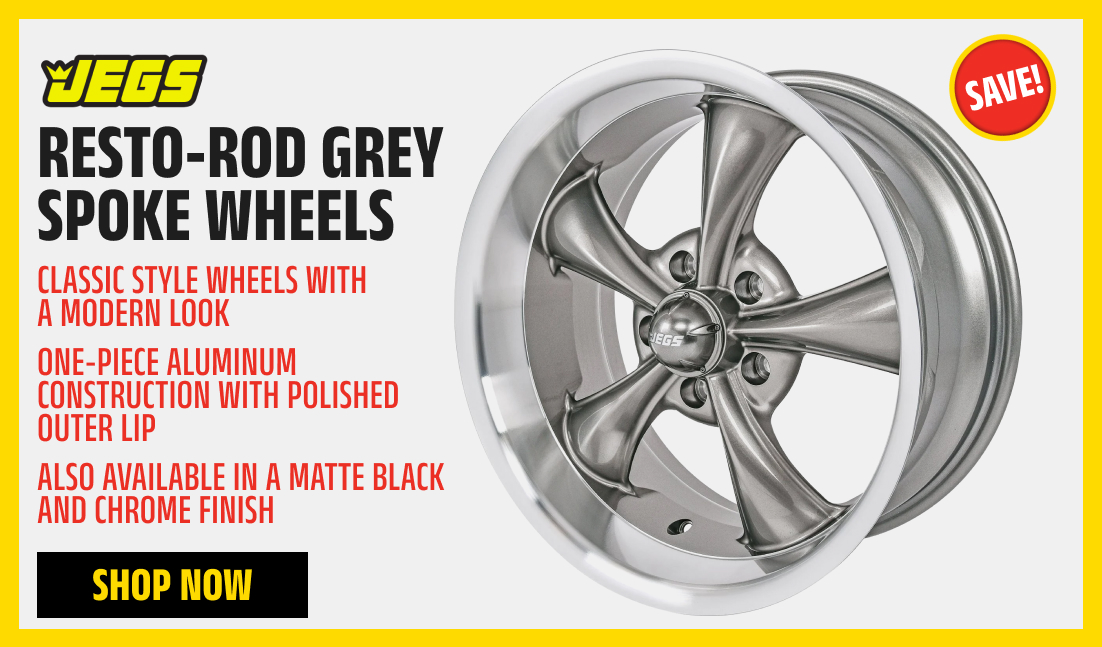 Resto-Rod Grey Spoke Wheels