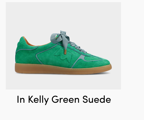 In Kelly Green Suede