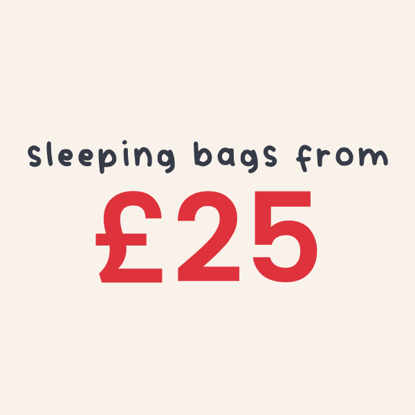 sleeping bags from £25