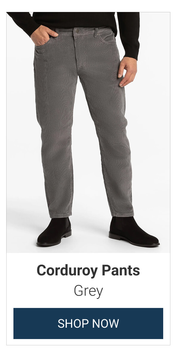 Grey Corduroy Pants