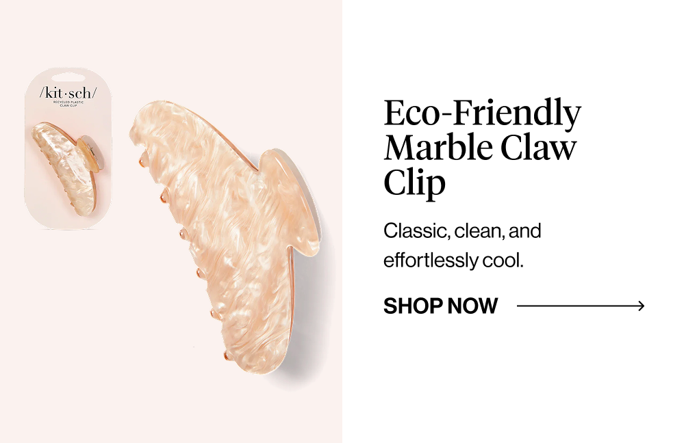 Eco-Friendly Marble Claw Clip