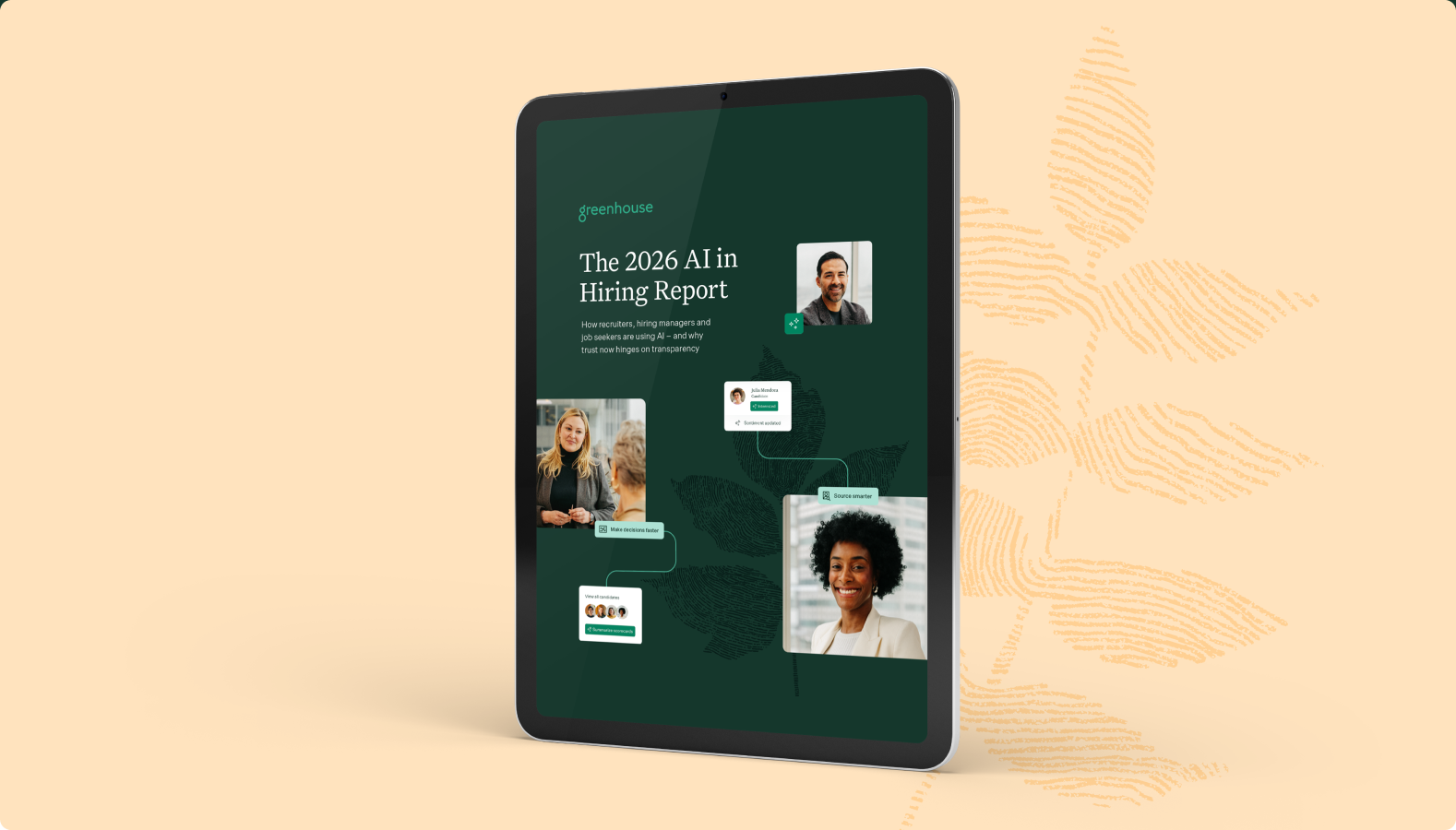 Image-of-2026-AI-in-Hiring-Report-cover-displayed-on-a-tablet-on-margiold-tones