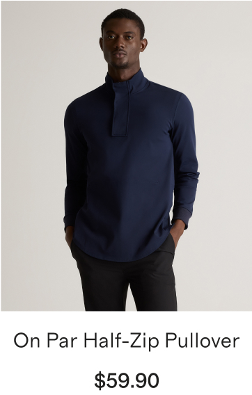 On Par Half-Zip Pullover