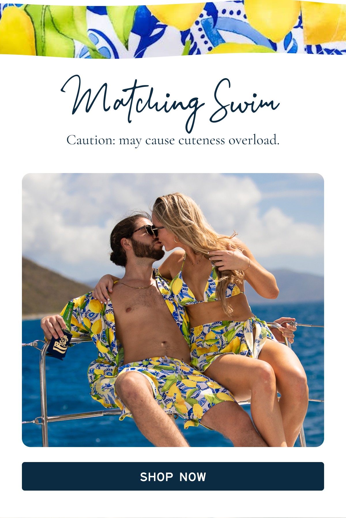 Matching Swim  Caution: may cause cuteness overload.  SHOP NOW