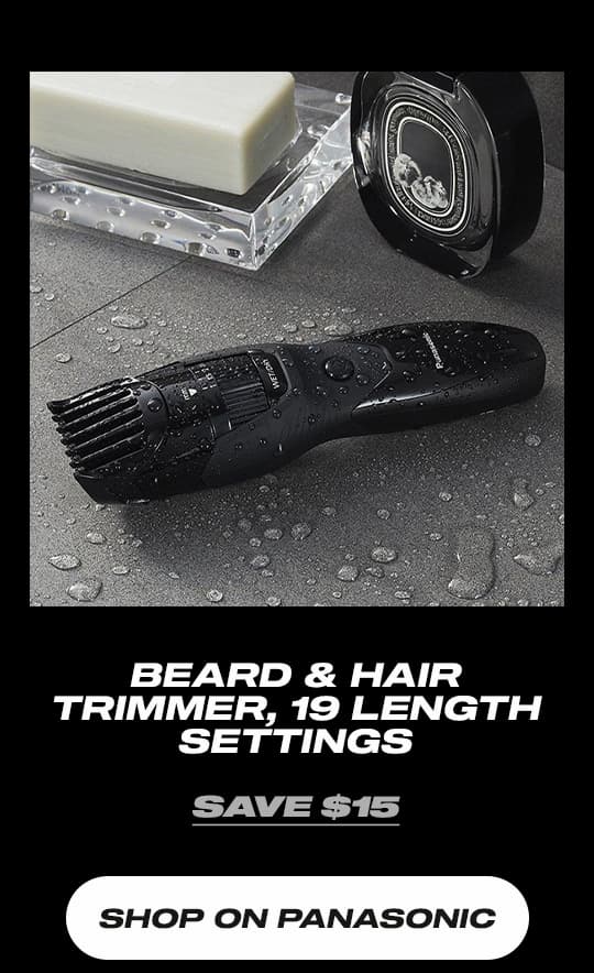 Shop on Panasonic Beard & Hair Trimmer, 19 Length Settings
