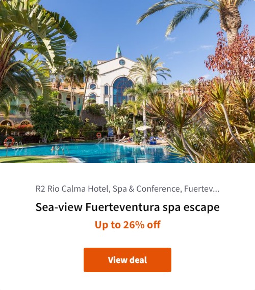 Sea-view Fuerteventura spa escape