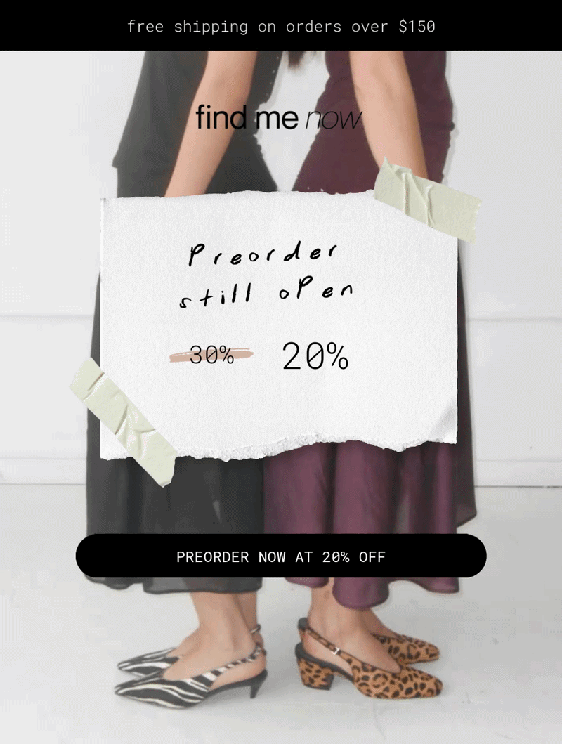 find me now |  preorder, still open | preorder now at 20% off
