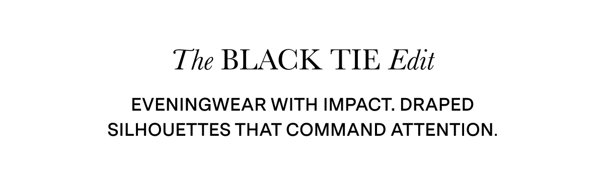 Eveningwear with impact