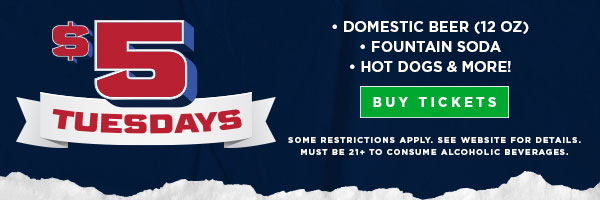 $5 Tuesdays - Click here for more information