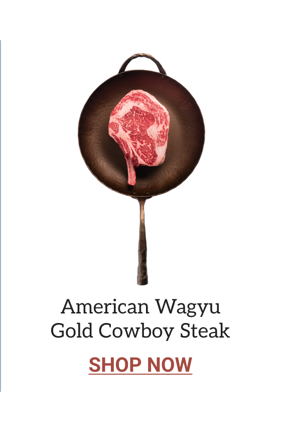 Wagyu gold cowboy steak