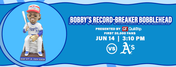Bobby's Record-Breaker Bobblehead - June 14 - Get Tickets
