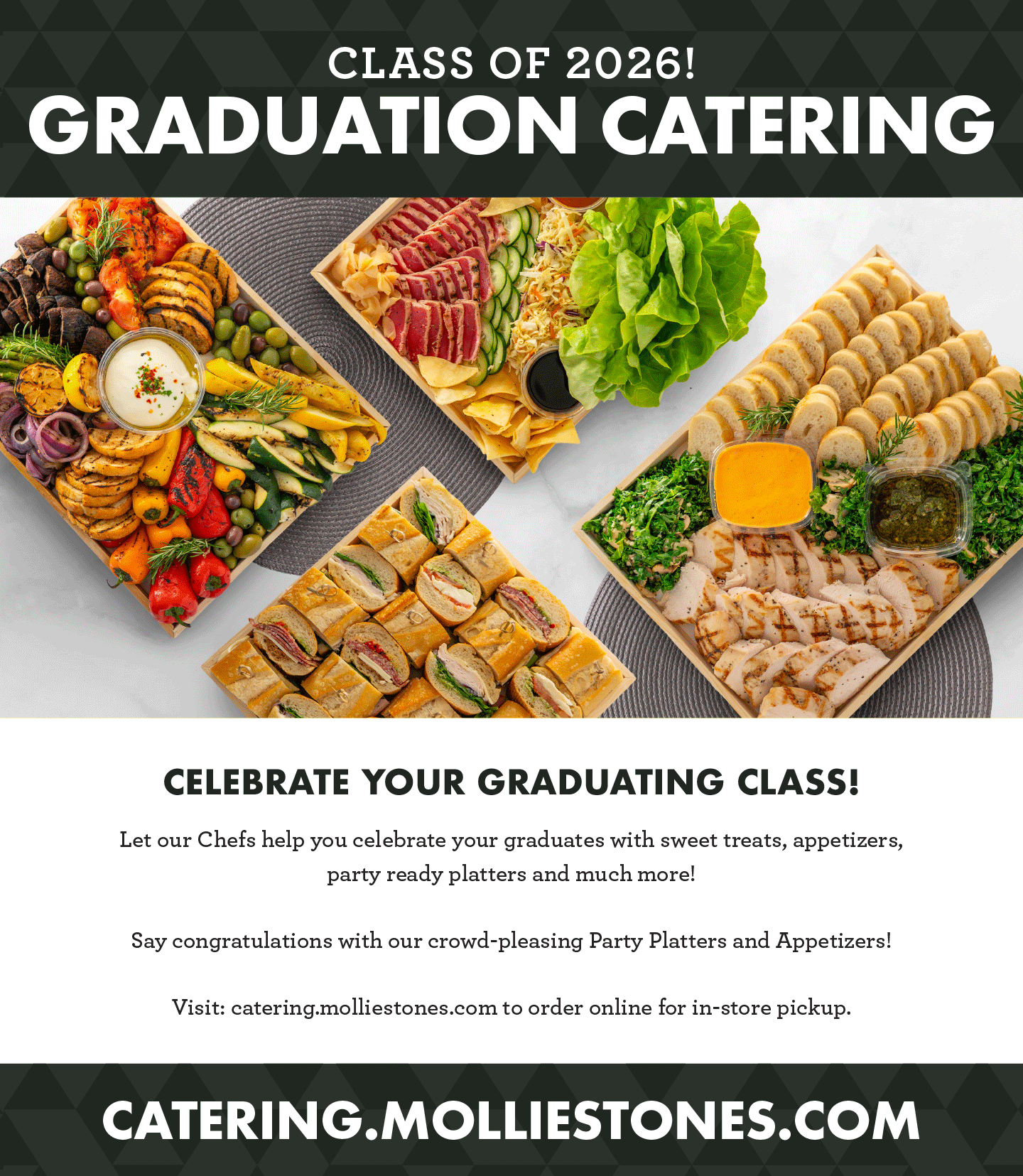 Graduation Catering available!