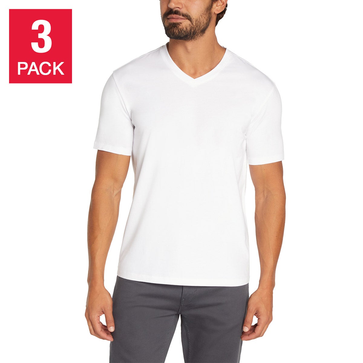 Banana Republic Men's V-Neck Tee, 3-Pack