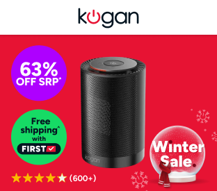 Kogan Portable Ceramic Fan Heater Product Image