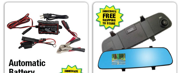 Automatic Battery Charger and Maintainer - ONLY $19.99 After Rebate*!