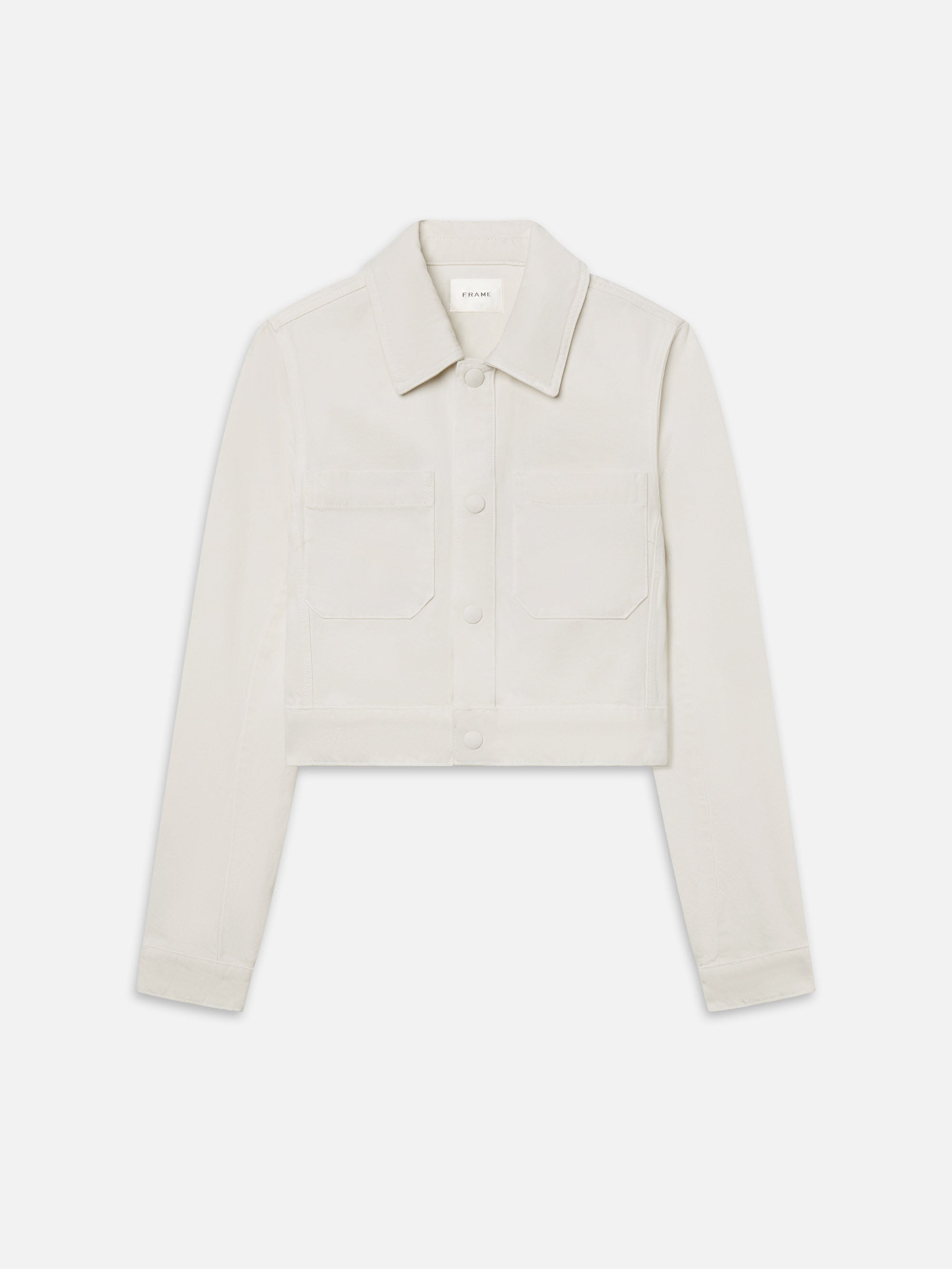 THE SMALL DENIM JACKET IN SHELL