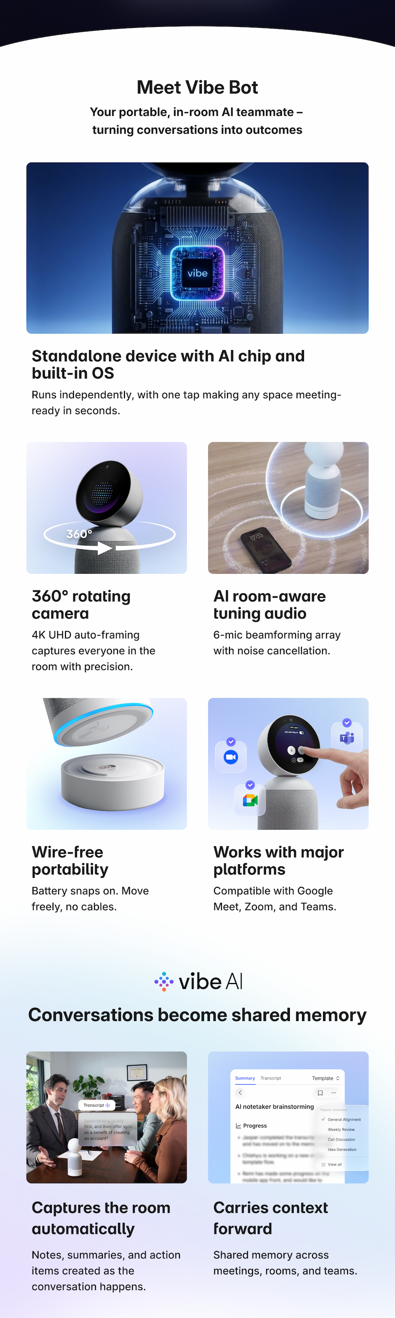 Vibe Bot tech specs