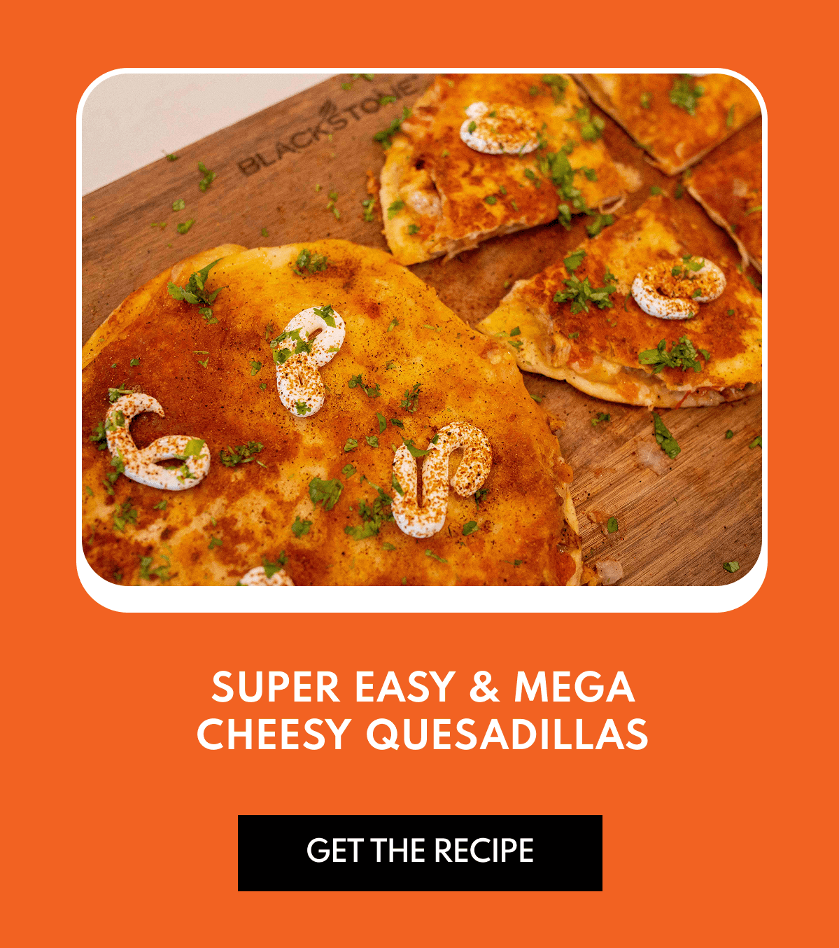 Super Easy & Mega Cheesy Quesadillas