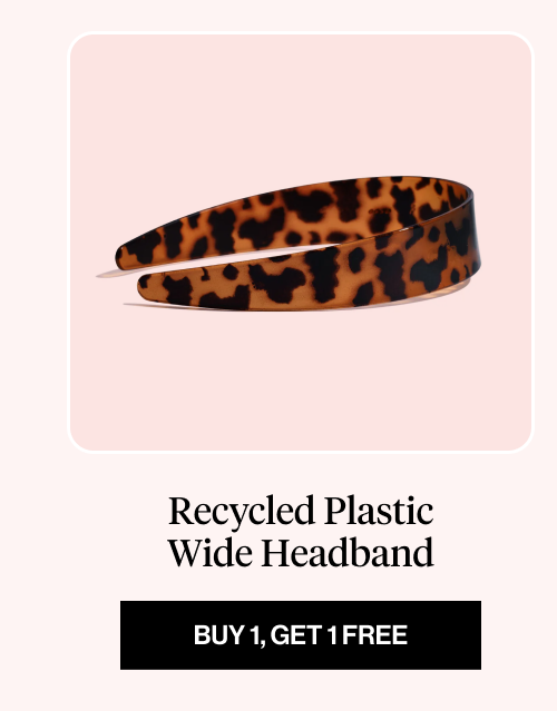 Recycled Plastic Wide Headband