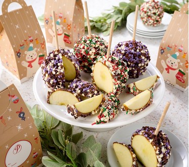 SH12/8 Mrs. Prindables 6pc Sharing Size Apples w/ Gift Boxes