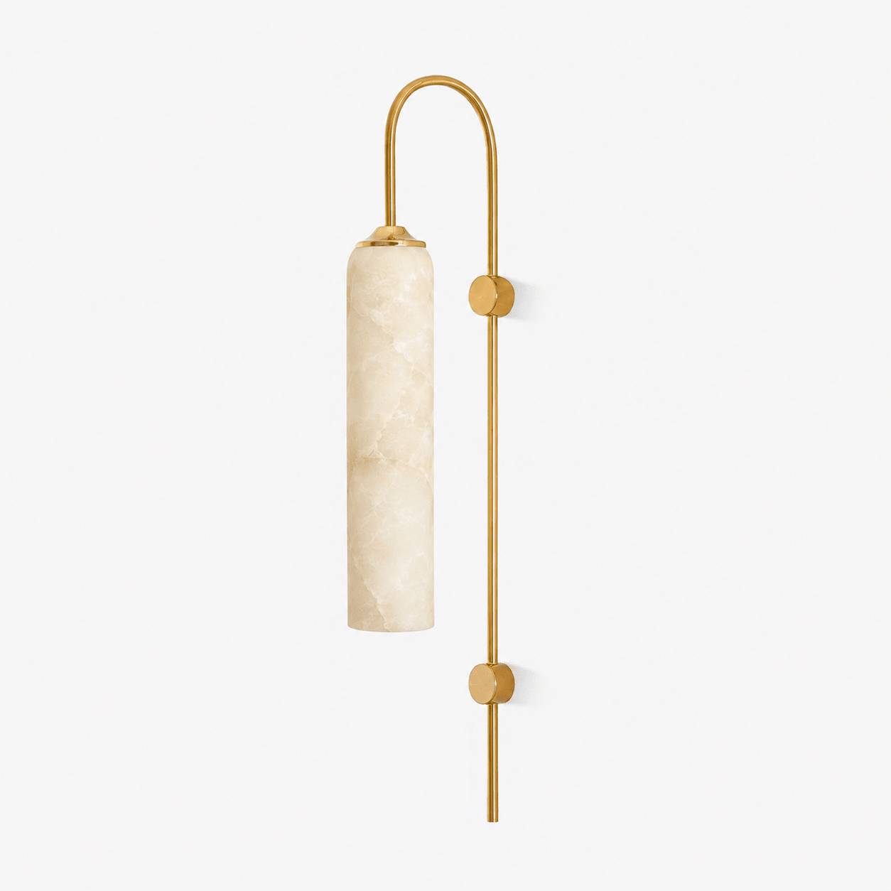 Image of Alabaster Cylinder Wall Light