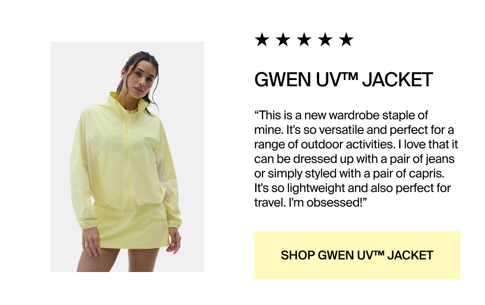 Shop GwenUV™ Jacket in Limoncello