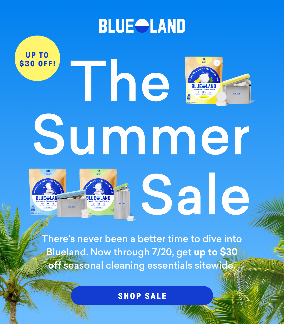 The Summer Sale is live! Save up to $30 for a limited time.