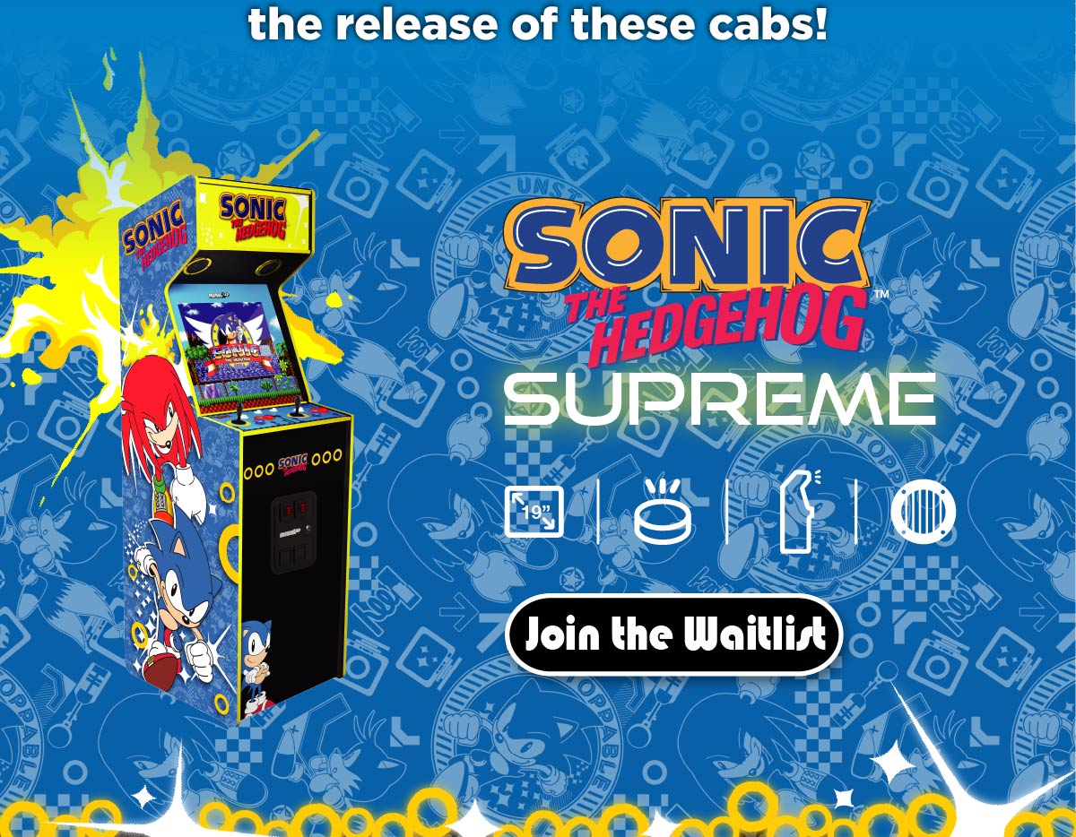 Sonic the Hedgehog Supreme Arcade Machine