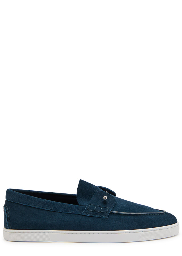 CHRISTIAN LOUBOUTIN Chambeliboat suede loafers