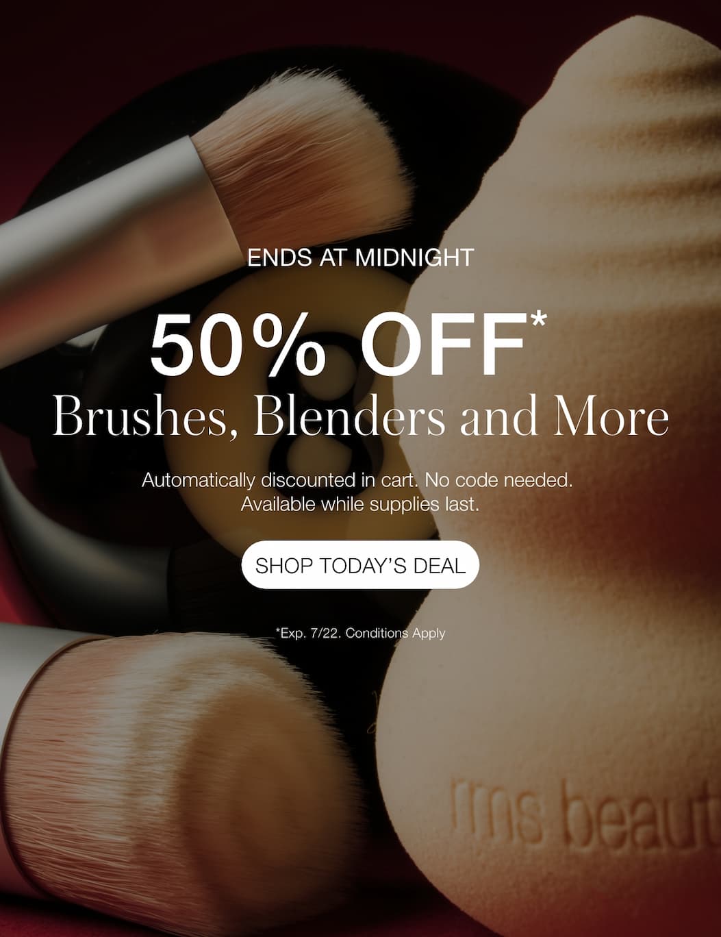 Today Only: 50% Off Makeup Brushes