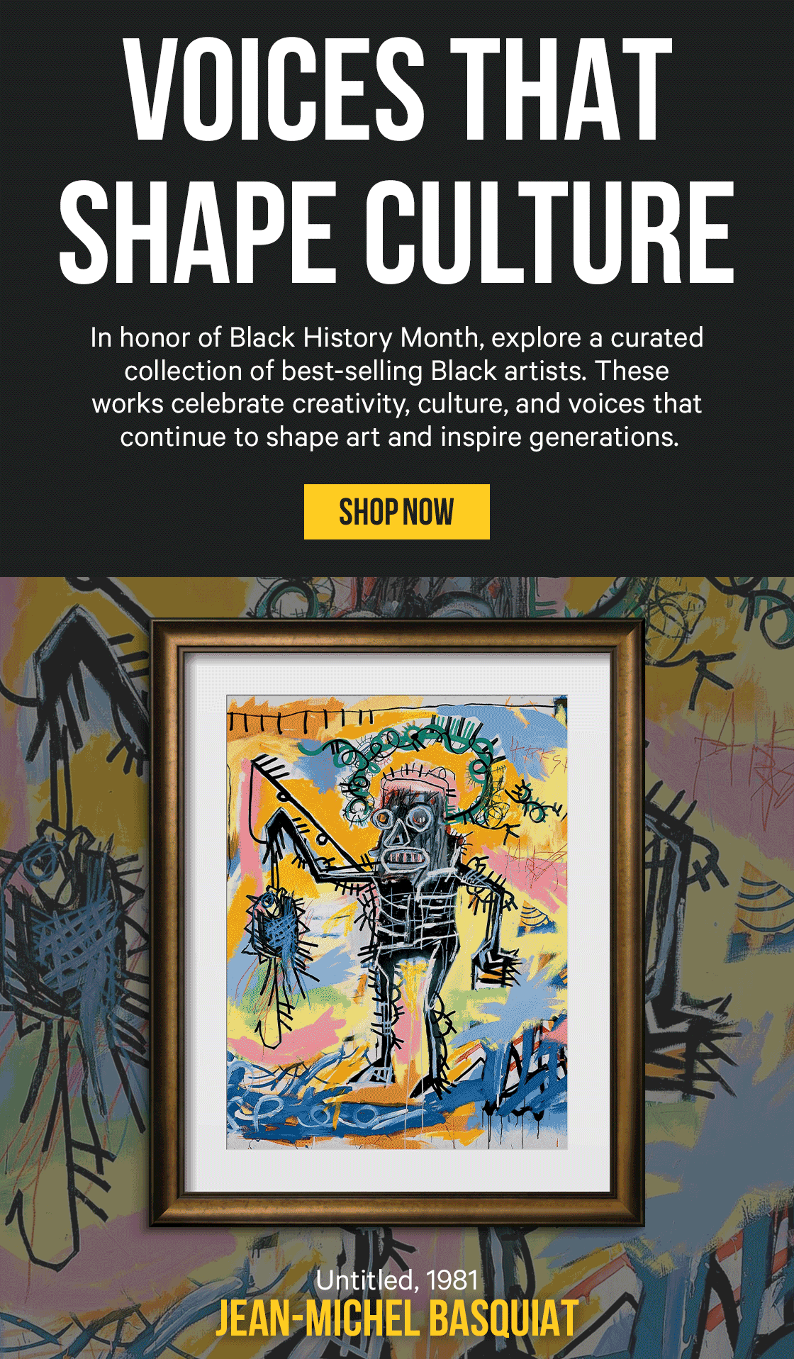 Voices That Shape Culture: In honor of Black History Month, explore a curated collection of best-selling Black artists. These works celebrate creativity, culture, and voices that continue to shape art and inspire generations.