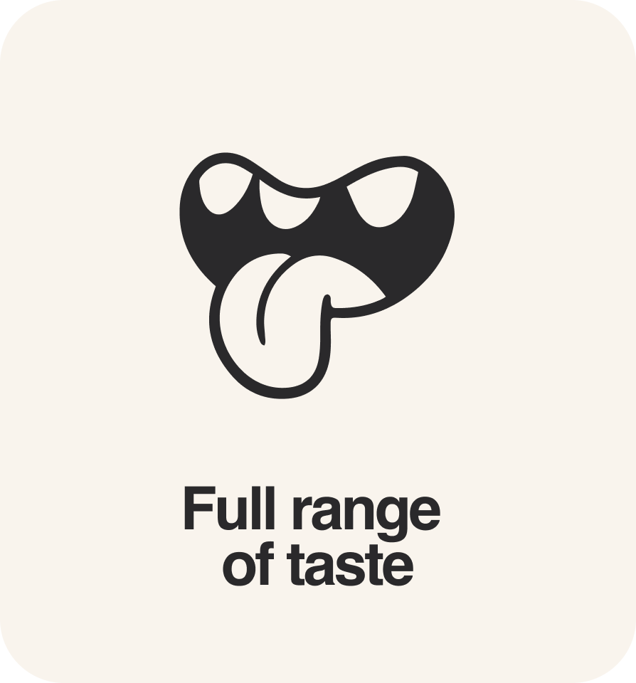 Full Range of Taste