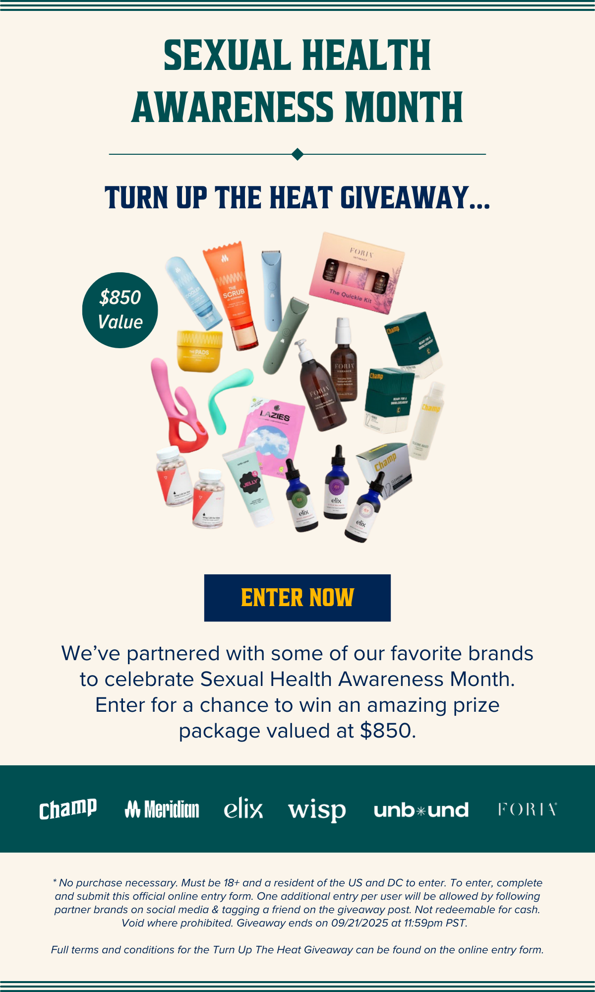 Turn Up The Head Giveaway