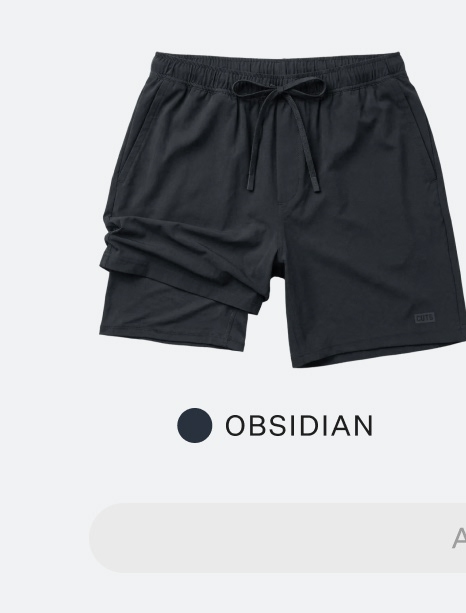 Crossover Short Lined in Obsidian
