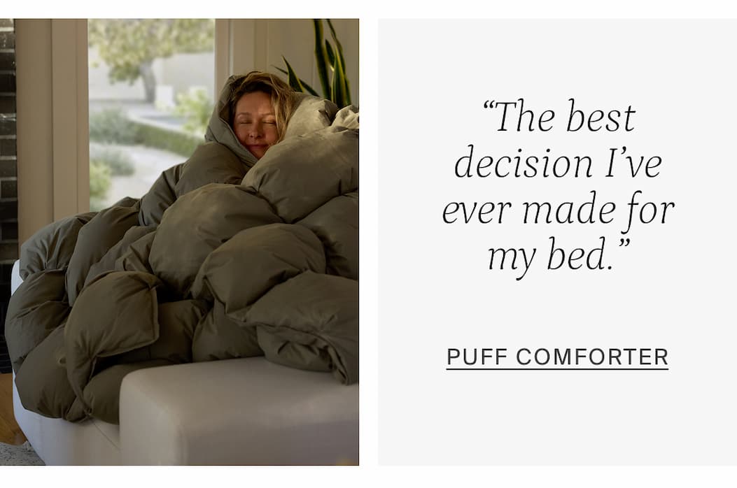 Puff comforter