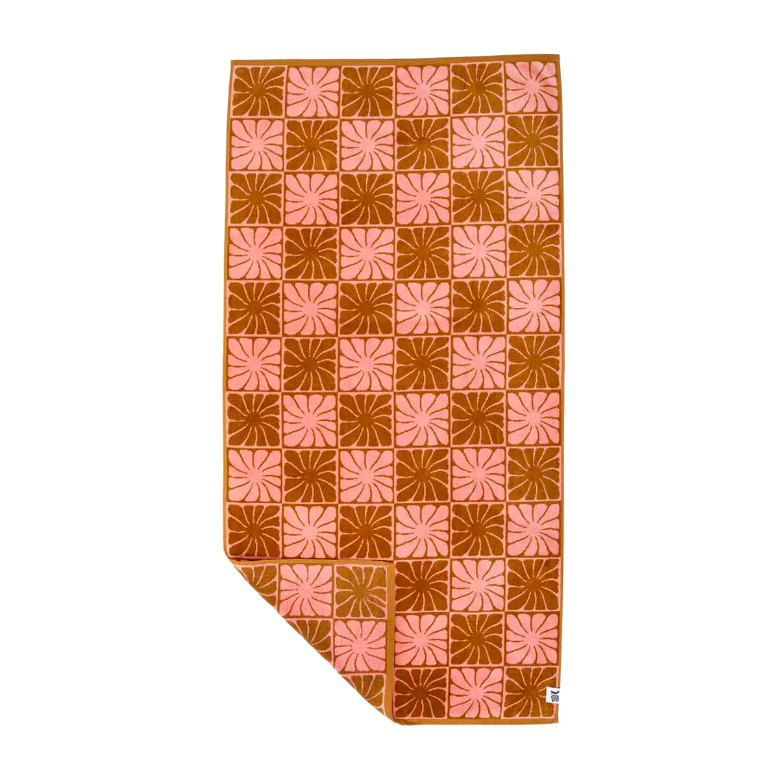 Image of Groovy Flowers Bath Towel