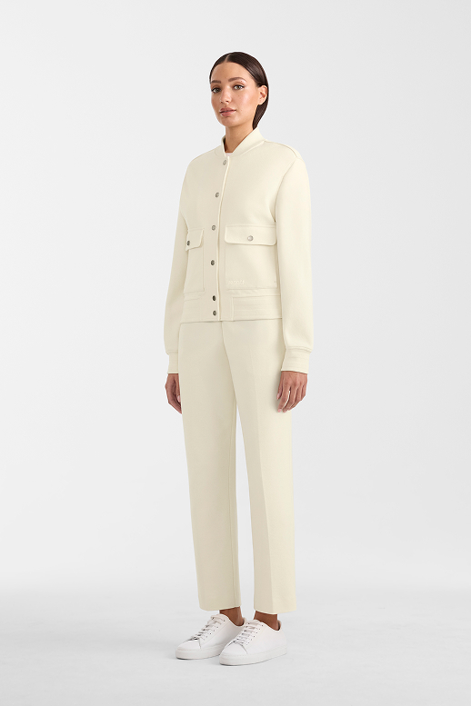 JUNIPER-K Brushed Knit Bomber Jacket