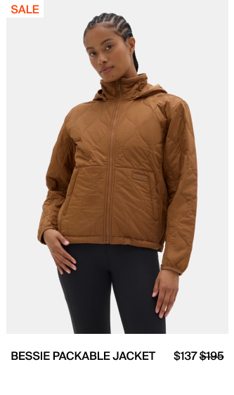 Shop Bessie Packable Jacket in Nuthatch