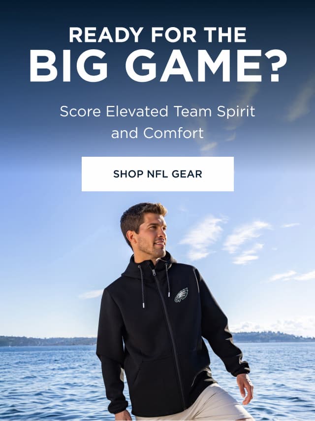 Ready for The Big Game? Score Elevated Team Spirit and Comfort, All Week Long | Shop NFL Gear
