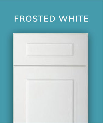 Frosted White cabinet