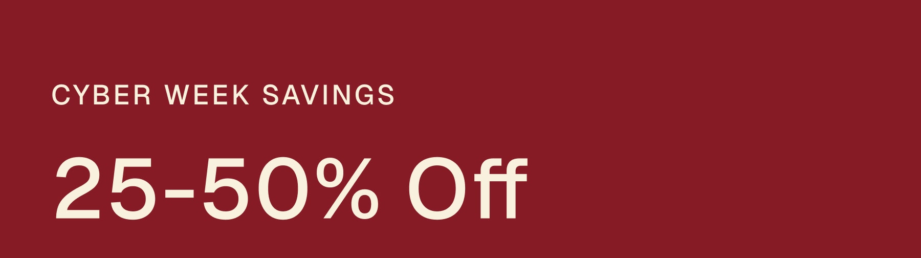 BLack friday deals start early Up to 50% Off