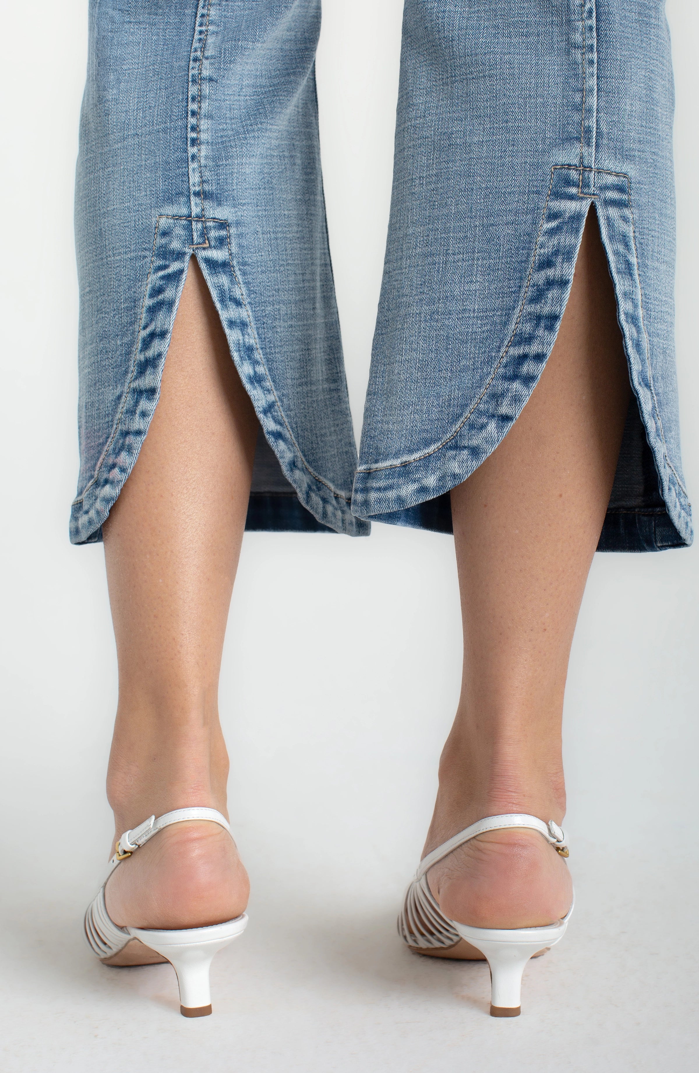 Image of THE GIA GLIDER® CROP FLARE W/ TULIP BACK