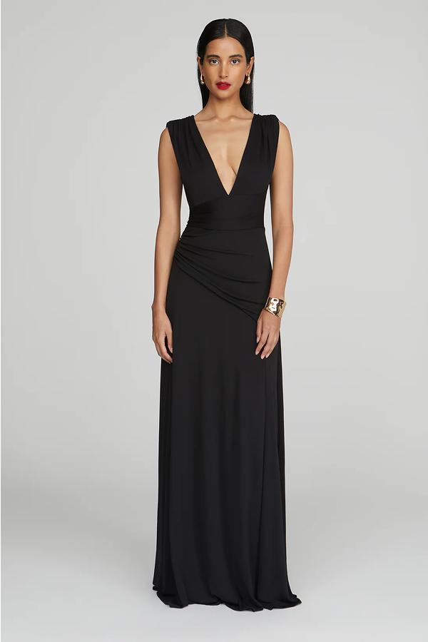 Alessia Matte Jersey Gown